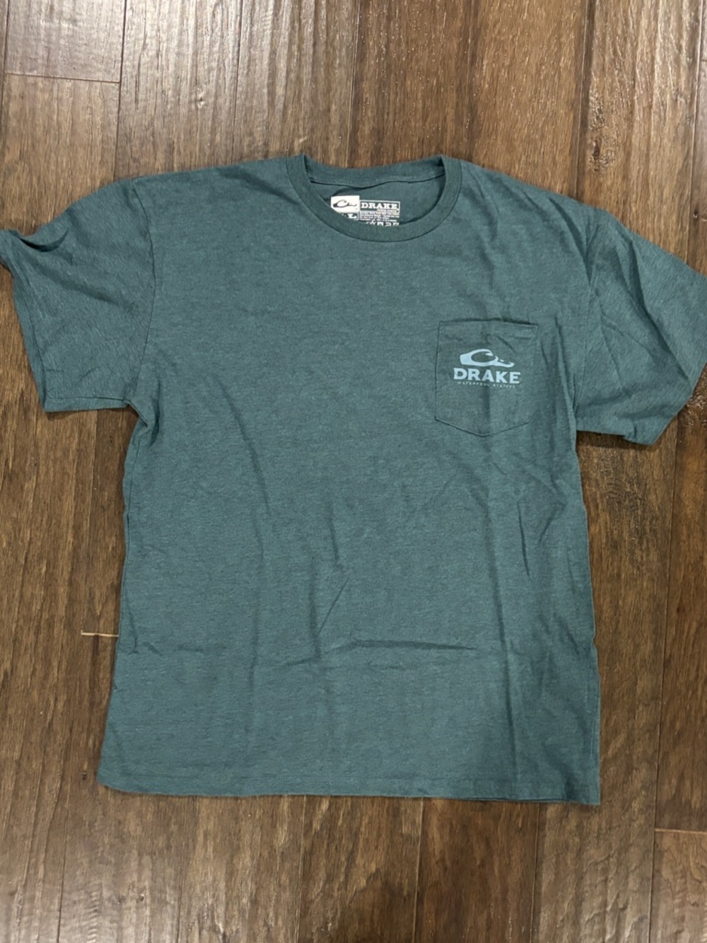 Drake Short Sleeve Pocket Tee — Teal
